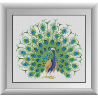 Картина зі страз Dream Art Павич (DA-30957, Без підрамника)