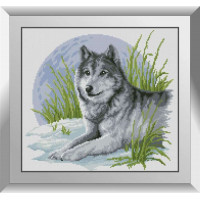 Алмазна мозаїка Dream Art Вовченя (DA-31247, Без підрамника)