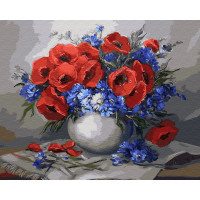 BK-GX9423 Картина за номерами Квітковий натюрморт BK-GX9423 Картина за номерами Квітковий натюрморт