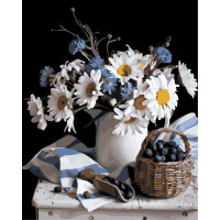 AS0837 Картина за номерами Натюрморт з ромашками ArtStory