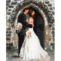 Картина алмазна вишивка My Art Весілля (TN965, На підрамнику)