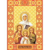 Алмазна живопис ТМ Алмазна мозаїка Святі Віра, Надія та Любов (MP-006, Без підрамника)