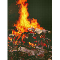 Алмазна техніка Rainbow Art Багаття (EJ1267, На підрамнику)