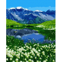 BK-GX39458 Картина за номерами Альпійський краєвид