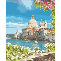 SR-VA-3699 Картина за номерами Місто на водіStrateg