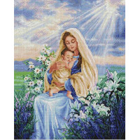 Набір алмазна вишивка ColorArt Діва Марія з Ісусом у квітах (CLR-PSP101, На підрамнику) Набір алмазна вишивка ColorArt Діва Марія з Ісусом у квітах (CLR-PSP101, На підрамнику)