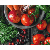 SR-B-VA-3204 Картина за номерами Відтінки червоногоStrateg SR-B-VA-3204 Картина за номерами Відтінки червоногоStrateg