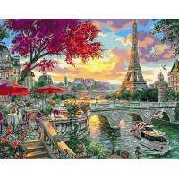 SR-B-SY6227 Картина за номерами Вечіріє у ПарижіStrateg SR-B-SY6227 Картина за номерами Вечіріє у ПарижіStrateg