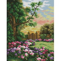 Набір алмазної мозаїки Dream Art Хвіртка в сад (40 х 50 см) (DA-31839, Без підрамника)