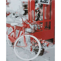 SR-SY6857 Картина Розмальовка Велосипед з квітамиStrateg SR-SY6857 Картина Розмальовка Велосипед з квітамиStrateg