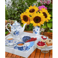 SR-SY6672 Малювання за номерами Солоденьке з чаємStrateg SR-SY6672 Малювання за номерами Солоденьке з чаємStrateg