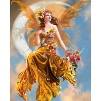 Мозаїка алмазна My Art Дівчина з неба (MRT-TN1034, На підрамнику) Мозаїка алмазна My Art Дівчина з неба (MRT-TN1034, На підрамнику)