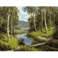 SR-B-GS125 Розмальовка по номерах Березовий містокStrateg SR-B-GS125 Розмальовка по номерах Березовий містокStrateg