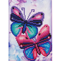 Алмазна картина ColorArt Метелики (CLR-DP03, Без підрамника)