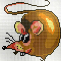 Алмазна картина ColorArt Мишка (CLR-PP1108, Без підрамника)