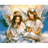 BK-GX8963 Картина Розмальовка Ангели на небесахRainbow Art BK-GX8963 Картина Розмальовка Ангели на небесахRainbow Art