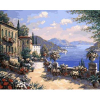 MR-Q613 Картина розмальовка Італійська набережна Mariposa MR-Q613 Картина розмальовка Італійська набережна Mariposa