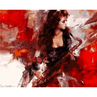 MR-Q905 Картина розмальовка Музика пристрастіMariposa MR-Q905 Картина розмальовка Музика пристрастіMariposa