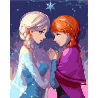 MR-Q2080 Картина розмальовка Холодне серце Mariposa