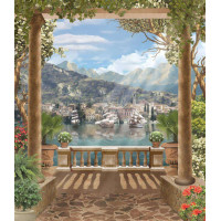 Алмазна техніка ТМ Алмазна мозаїка Гірська затока (DM-086, Без підрамника)