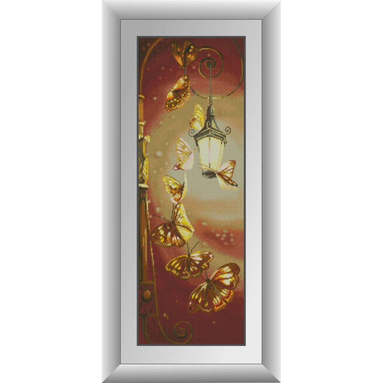 Картина алмазна вишивка Dream Art Танець метеликів (повна зашивка, квадратне каміння) (DA-30307, Без підрамника)