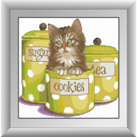 Алмазна вишивка Dream Art Пустотливе кошеня (DA-30349, Без підрамника)