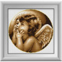 Алмазна вишивка Dream Art Задумливий ангел (квадратні камені, повна зашивка) (DA-30396, Без підрамника)
