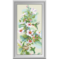Алмазна вишивкаDream Art Колібрі (квадратні камені, повна зашивка) (DA-30405, Без підрамника)