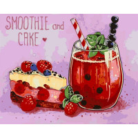 AS0206 Картина розмальовка Ягідний коктейль ArtStory AS0206 Картина розмальовка Ягідний коктейль ArtStory