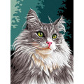 VK177 Картина за номерами Сибірська кішка Babylon