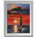 Картина алмазна вишивка Dream Art Захід сонця Афремов (DA-30562, Без підрамника)