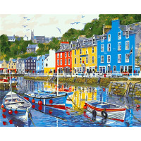 AS0252 Малювання за цифрами Рибальське містечко ArtStory AS0252 Малювання за цифрами Рибальське містечко ArtStory