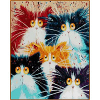 NB875R Картина за номерами Пухнасте сімействоBabylon NB875R Картина за номерами Пухнасте сімействоBabylon