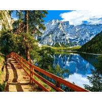 VP1031 Розмальовка за номерами Озеро Брайєс Італія Babylon