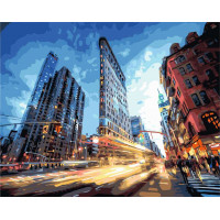 BK-GX25312 Картина за номерами Міська метушня