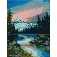 ASW041 Картина розмальовка Гірська річка ArtStory