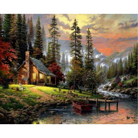 VP1261 Картина за номерами Мисливський будиночок Babylon VP1261 Картина за номерами Мисливський будиночок Babylon