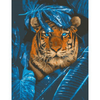 BK-GX32512 Розмальовка для дорослих Загадковий тигр