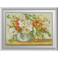 Набір алмазна мозаїка Dream Art Настурції (DA-30997, Без підрамника)