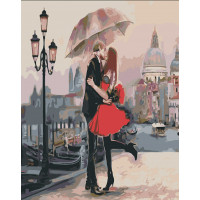 0014Л1 Картина за номерами Побачення у Венеції (Без коробки) Bambino 0014Л1 Картина за номерами Побачення у Венеції (Без коробки) Bambino