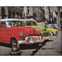 BGZS1081 Алмазна картина Парад машин Rainbow Art