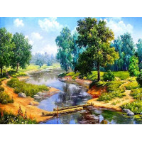 Картина алмазна вишивка My Art Життя лісу (TN701, На підрамнику)