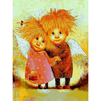 VK279 Картина за номерами Мила парочка Babylon