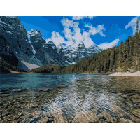 AS1115 Картина за номерами Озеро у Канаді ArtStory