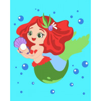 ASK055 Картина за номерами Русалонька ArtStory