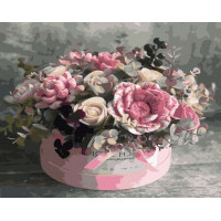 BK-GX42147 Картина за номерами Рожеве асорті