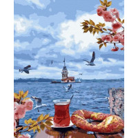 BK-GX43689 Картина за номерами Ранковий чайRainbow Art BK-GX43689 Картина за номерами Ранковий чайRainbow Art