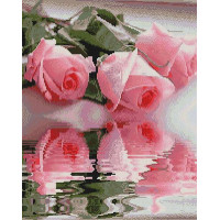 Набір алмазна мозаїка ColorArt Рози (CLR-SP018, Без підрамника)