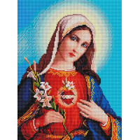 Алмазна техніка ColorArt Матір Божа (CLR-ST426, Без підрамника)