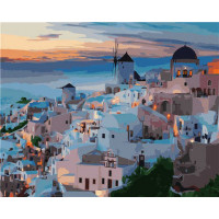 SR-B-VA-2740 Картини за номерами Вечірній СанторініStrateg SR-B-VA-2740 Картини за номерами Вечірній СанторініStrateg